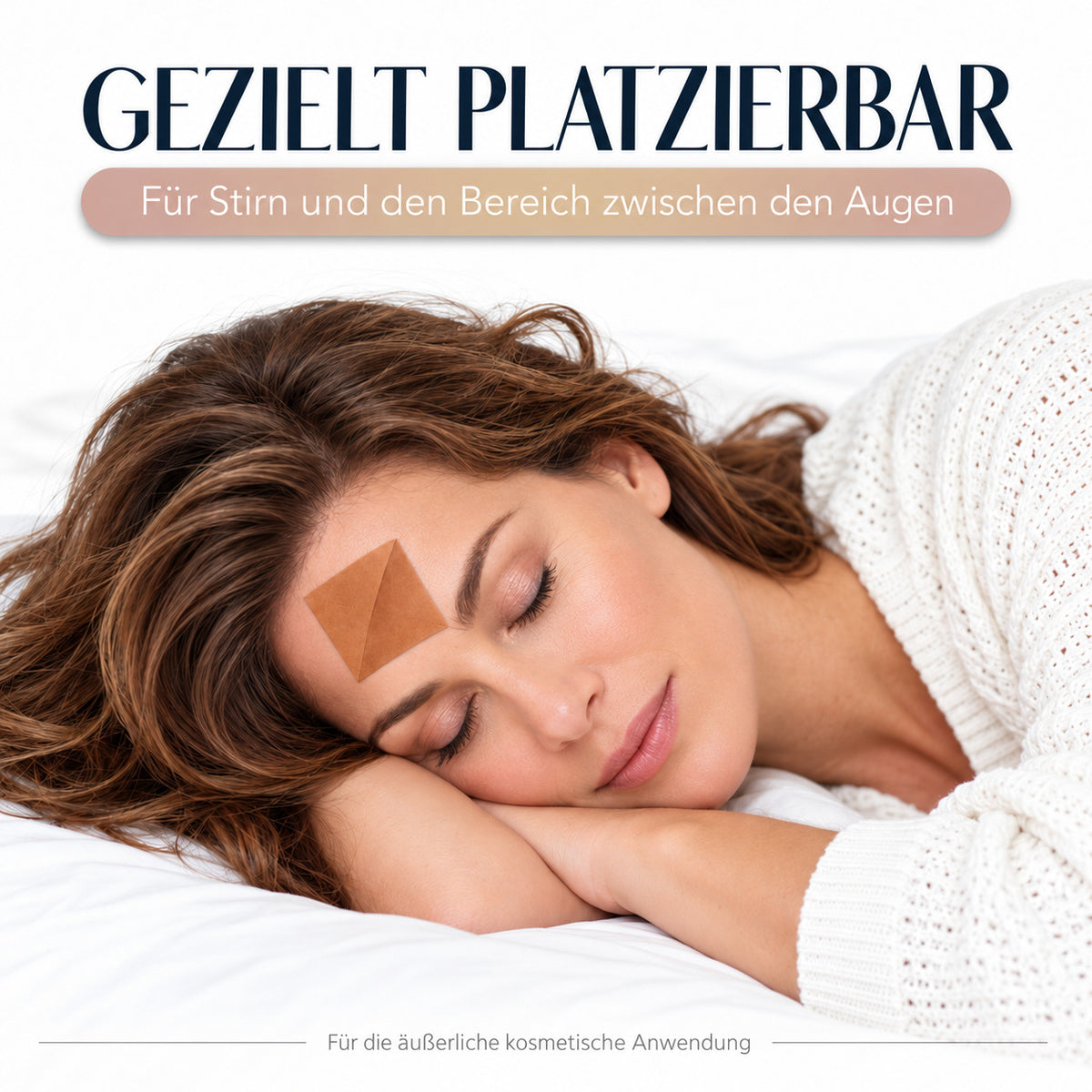 COOL-i Faltenpflaster Gesicht 144 Stück, Stirnpflaster für Stirn & Zornesfalte, selbsthaftende Gesichtspatches