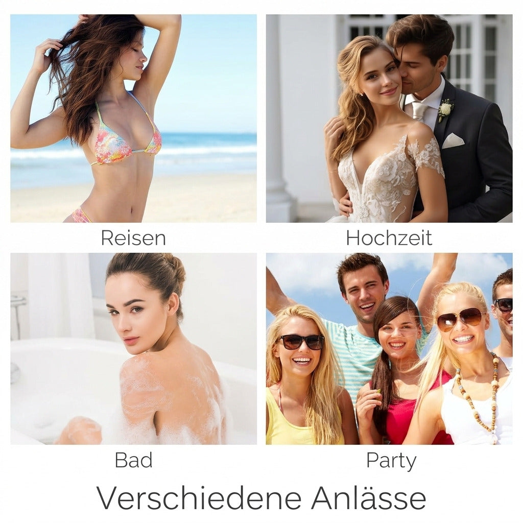 30er Set Oberschenkel Pflaster, transparent, selbsthaftend, schweißresistent & hautfreundlich