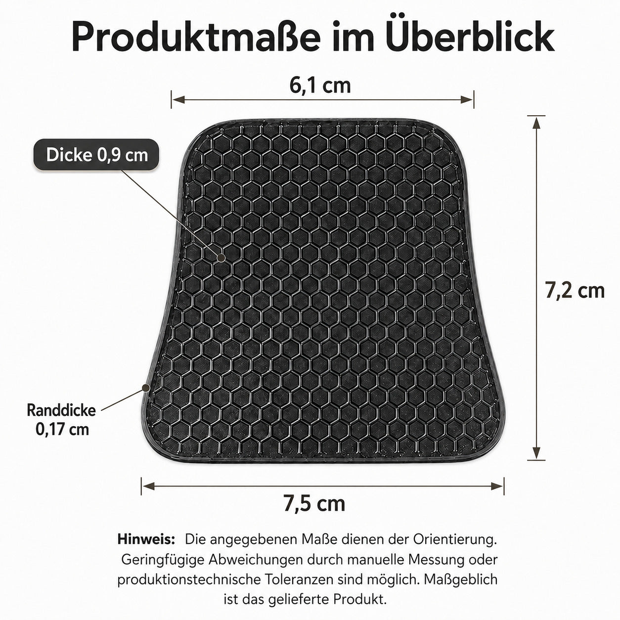 COOL-i 2 Paar Gel-Fußgewölbe-Pads, selbstklebend, zuschneidbar, wiederverwendbar & transparent