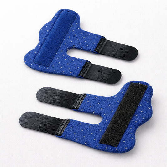 Fingerschiene verstellbar mit Aluminiumstütze – Fingerbandage stabilisierend, atmungsaktiv, für Alltag & Arbeit, 2 Stück