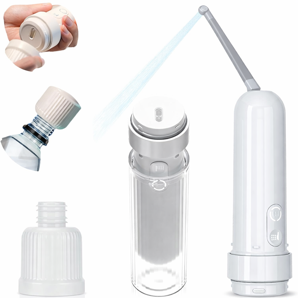 Cool-i® Elektrisches Reise-Bidet, wiederaufladbarer Hand-Bidet-Duschkopf mit 3 Sprühmodi, IPX7 wasserdicht, USB-C, tragbarer Intim-Reiniger