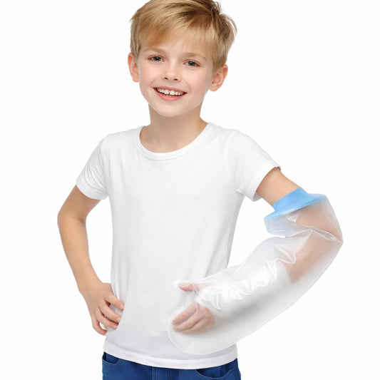 Kinder Arm-Duschschutz, wasserdichte Schutzhülle, wiederverwendbar für Duschen & Baden