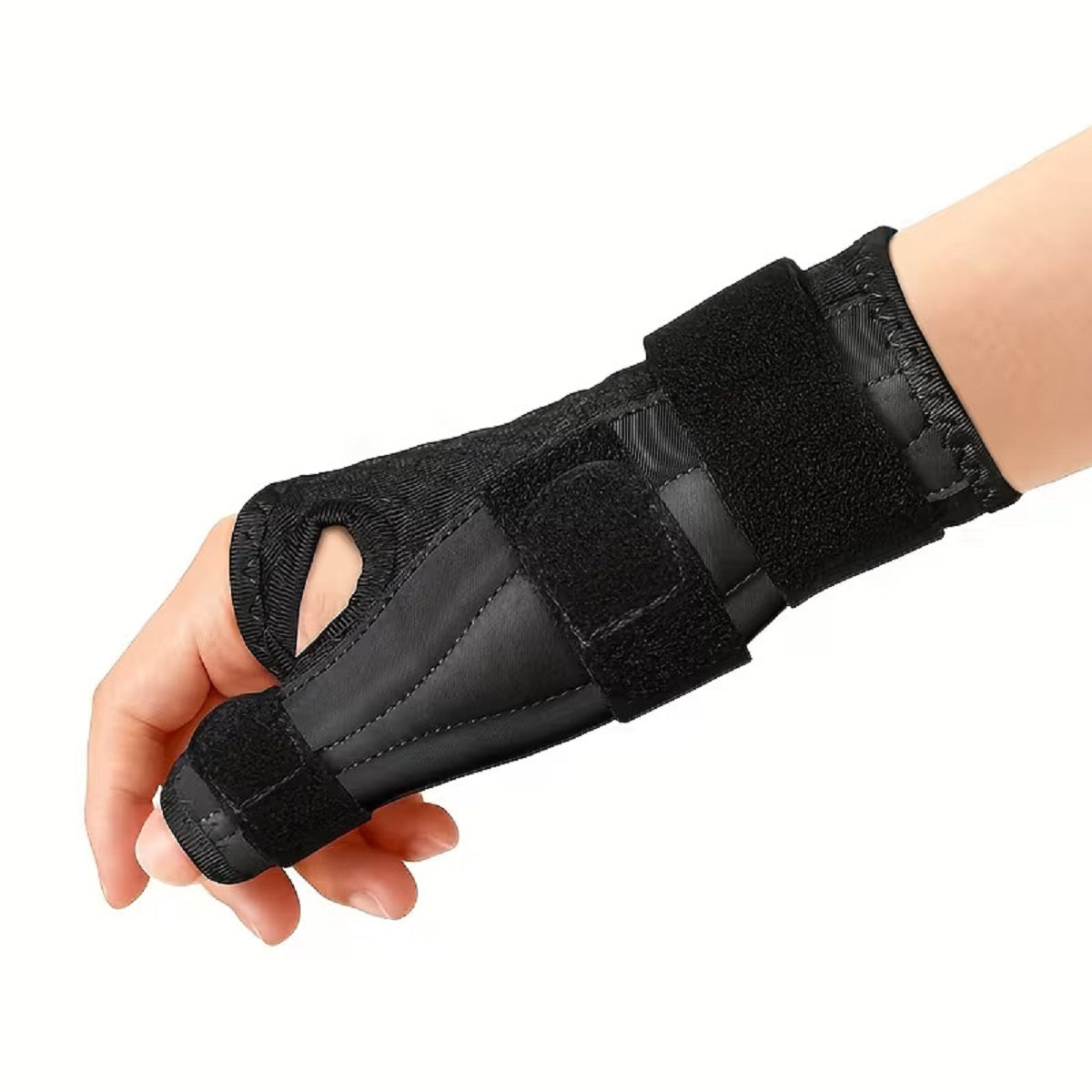 Daumenbandage mit Handgelenkstütze, verstellbare Daumenschiene, atmungsaktiv & stabil