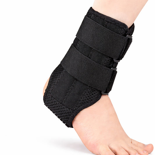 Knöchelbandage mit Federstreben & Klettverschluss – verstellbare Fußgelenkstütze für Sport & Alltag