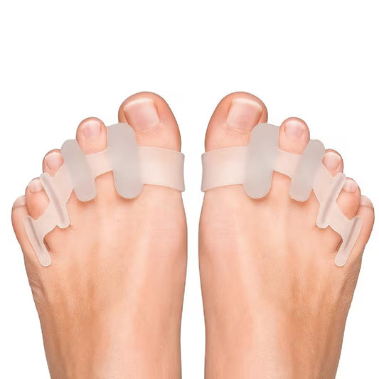 Zehentrenner Silikon 2 Stk., weich & BPA-frei, wiederverwendbar, unisex tragbar
