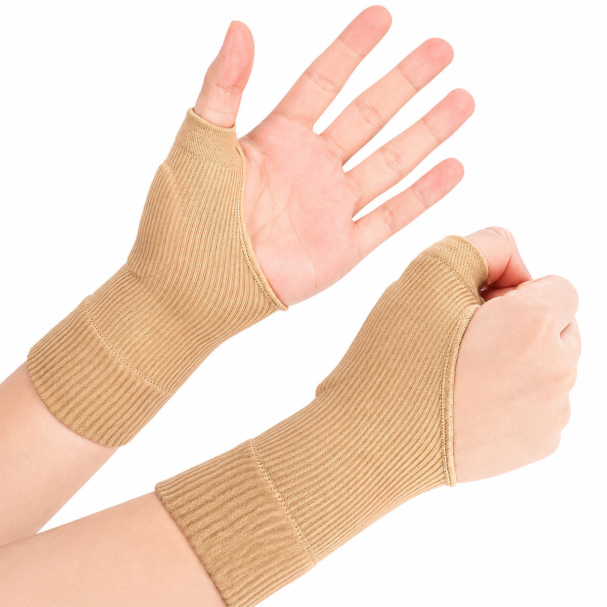 COOL-i Daumenbandage 1 Paar mit SEBS-Gelpolster, elastische Handgelenkstütze für Alltag, Arbeit & Sport