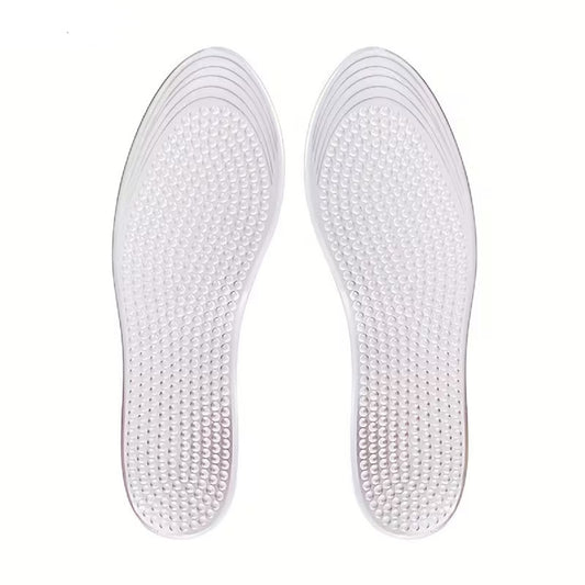 Silikon Massage Einlegesohlen, atmungsaktiv, bequem & rutschfest, für Sport & Freizeitschuhe