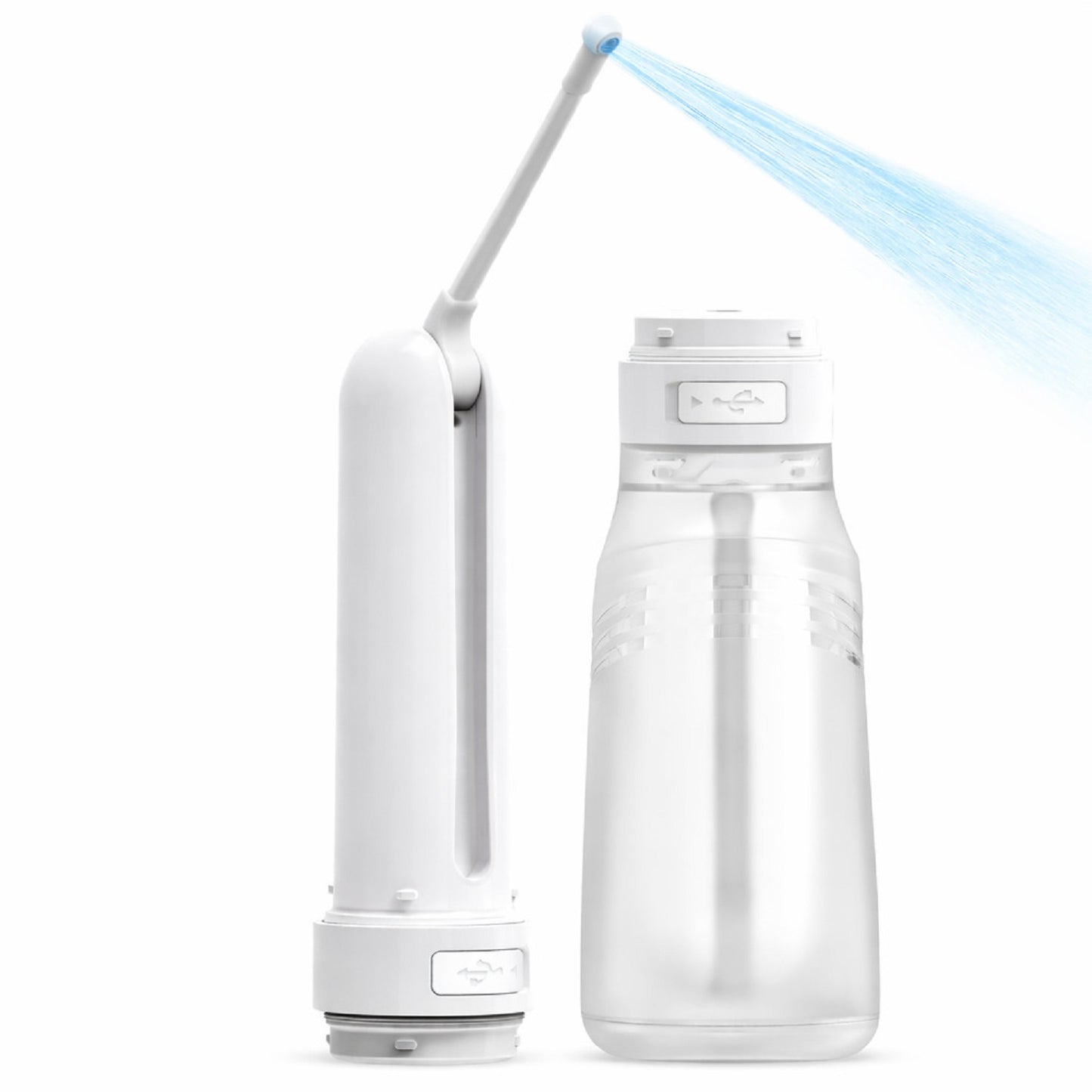 Tragbares elektrisches Bidet, 400 ml Tank, wiederaufladbar, 3 Sprühmodi, wasserdicht für Reise & Zuhause