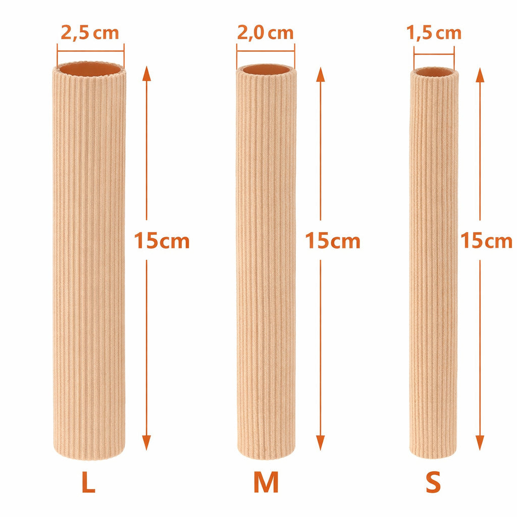 Silikon Zehenschutz Schlauchbandage Fingerbandage Fingerschutz Gel Zehenpolster