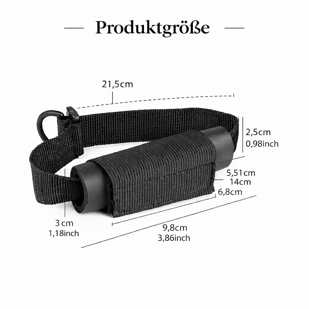 Universal Handgriffhilfe, verstellbares Esshilfe Band für Besteck, rutschfest für Alltag