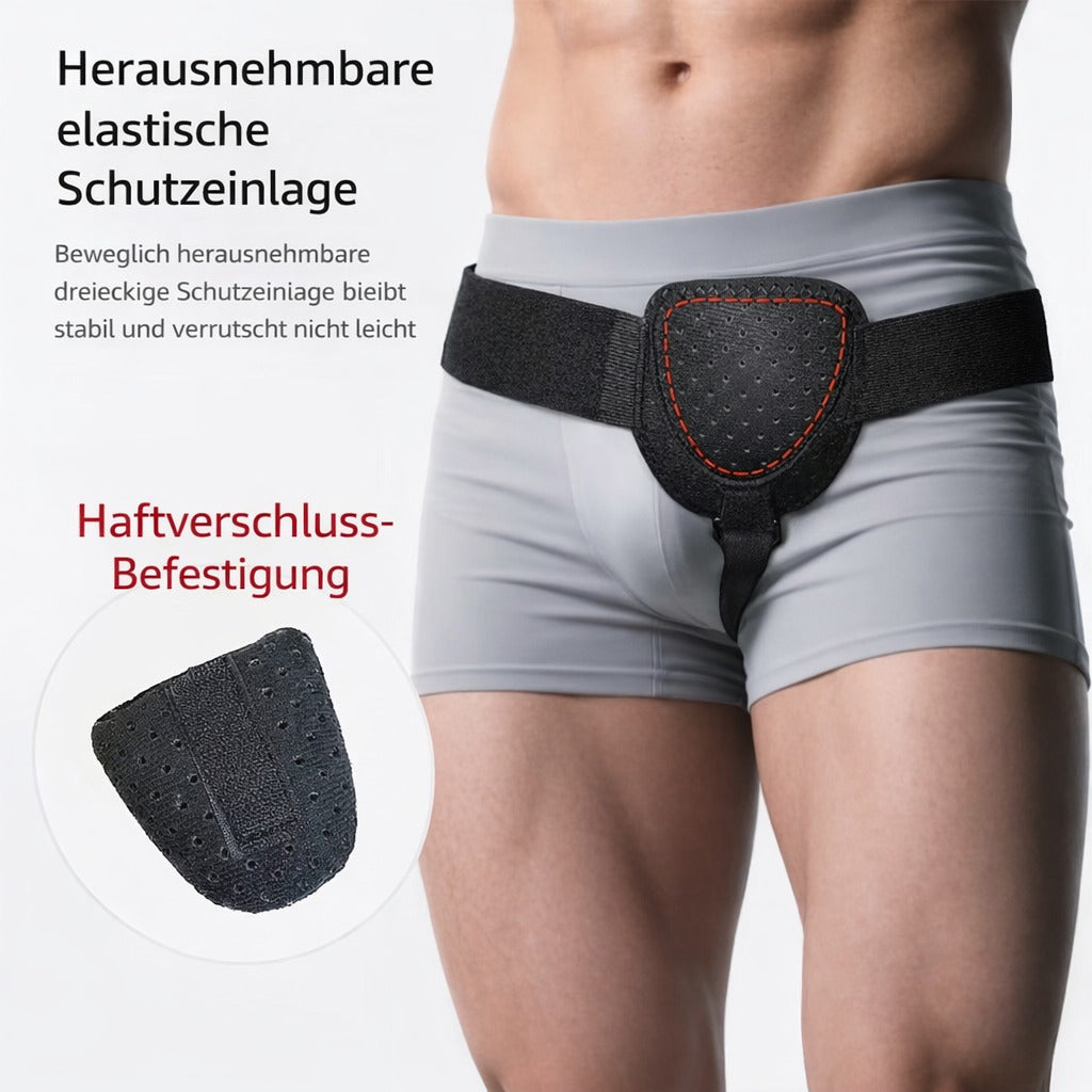Verstellbarer Leisten Stützgürtel für Herren,atmungsaktiv & diskret, links/rechts tragbar