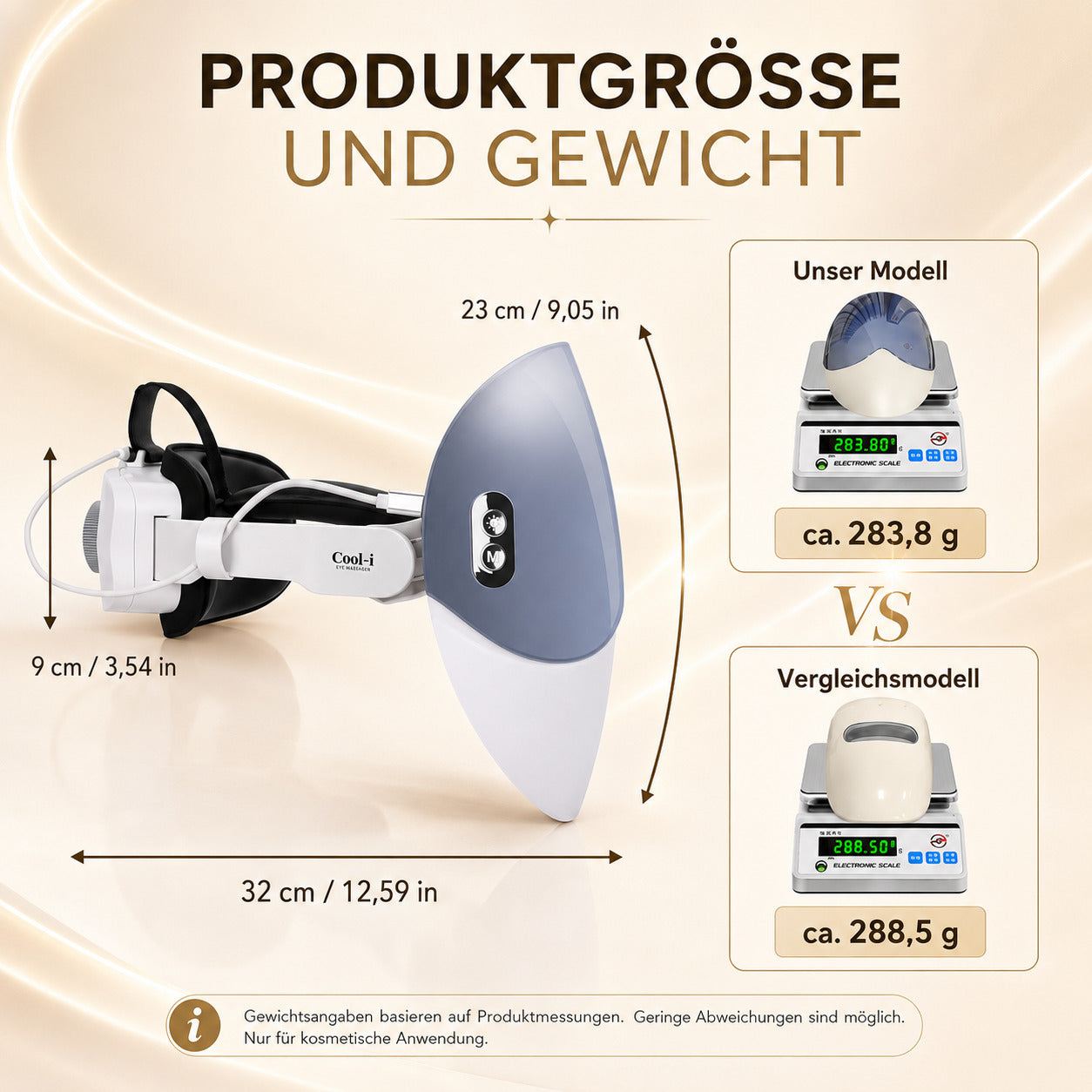 Cool-i® LED-Gesichtsmaske – 8-farbige Lichtanwendung mit Rot- & Infrarotlicht – Kabellos, mit Timer & Sprachsteuerung – Für entspannte Hautpflegeroutine