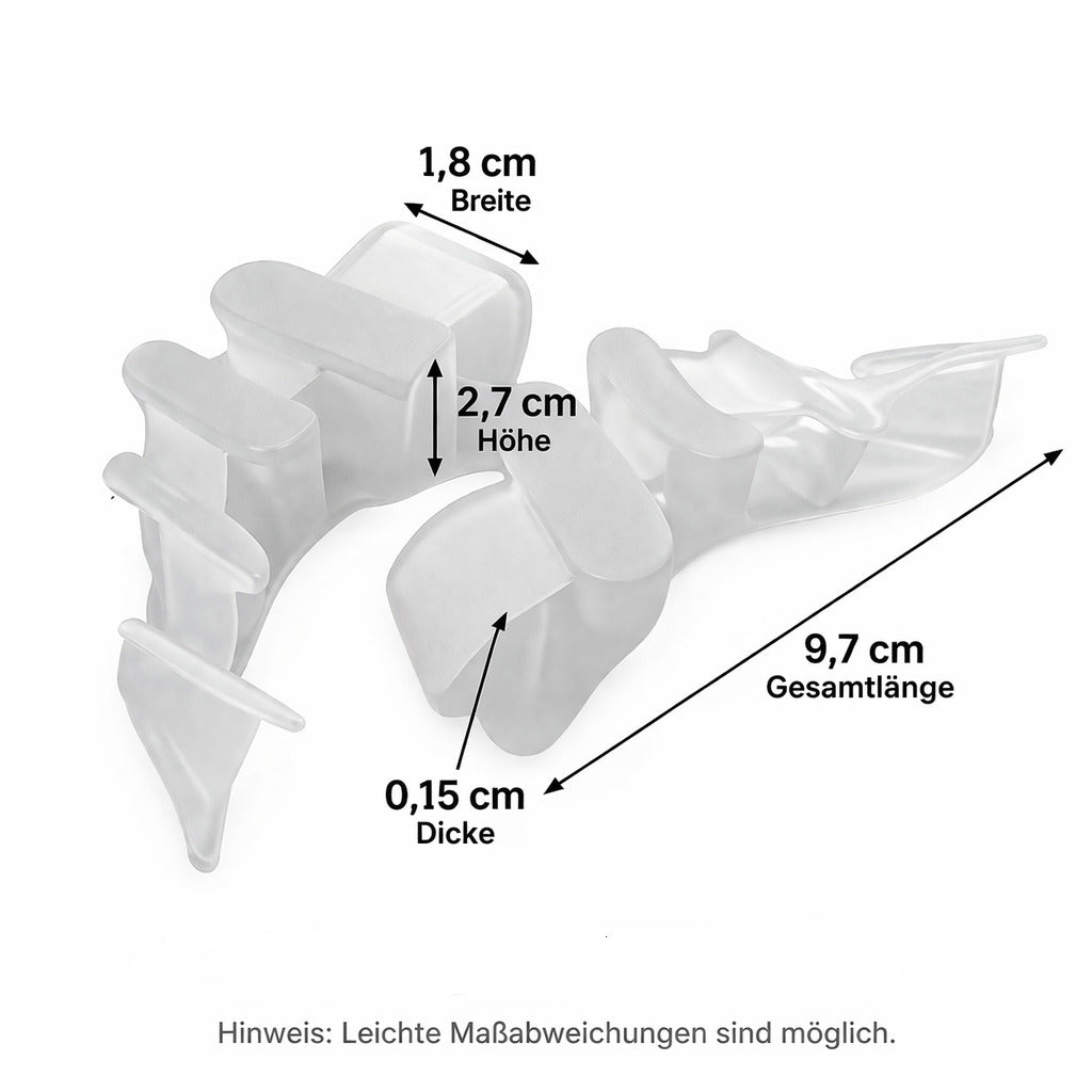 Zehentrenner Silikon 2 Stk., weich & BPA-frei, wiederverwendbar, unisex tragbar