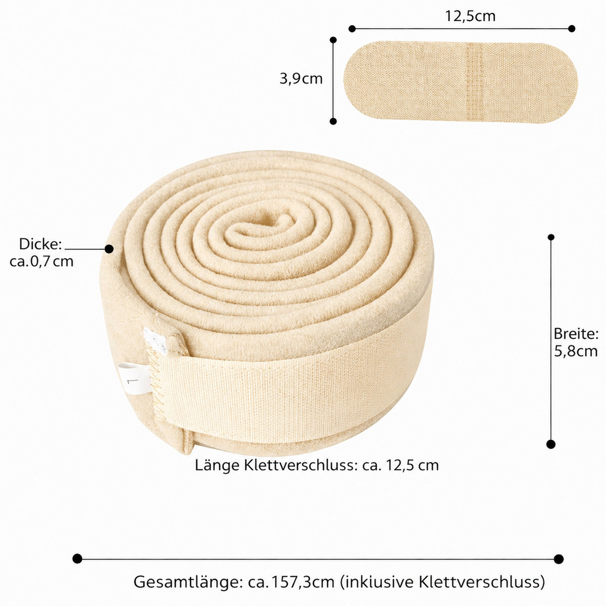 Verstellbare Armschlinge Schultergurt, Zuschneidbar, Leicht & Atmungsaktiv, Armstütze für Alltag & Unterstützung