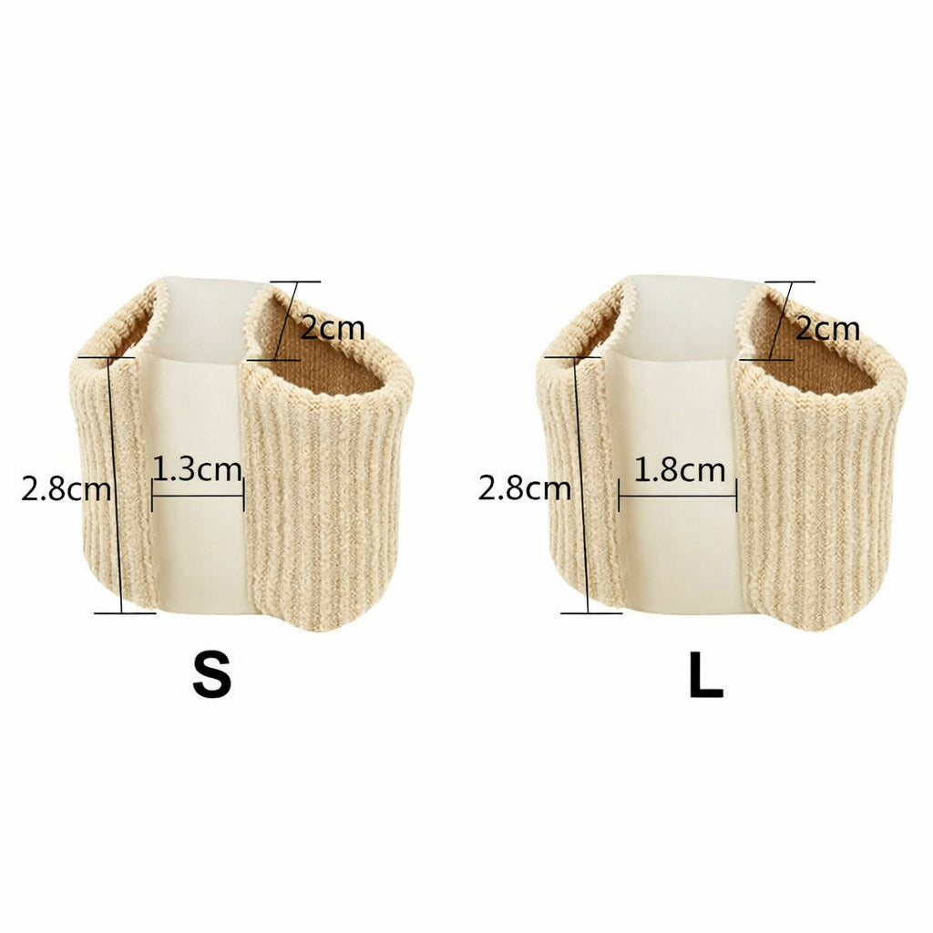 COOL-i Silikon Zehenspreizer, weich & unauffällig, für Tag & Nacht, unisex tragbar,2 Stk.