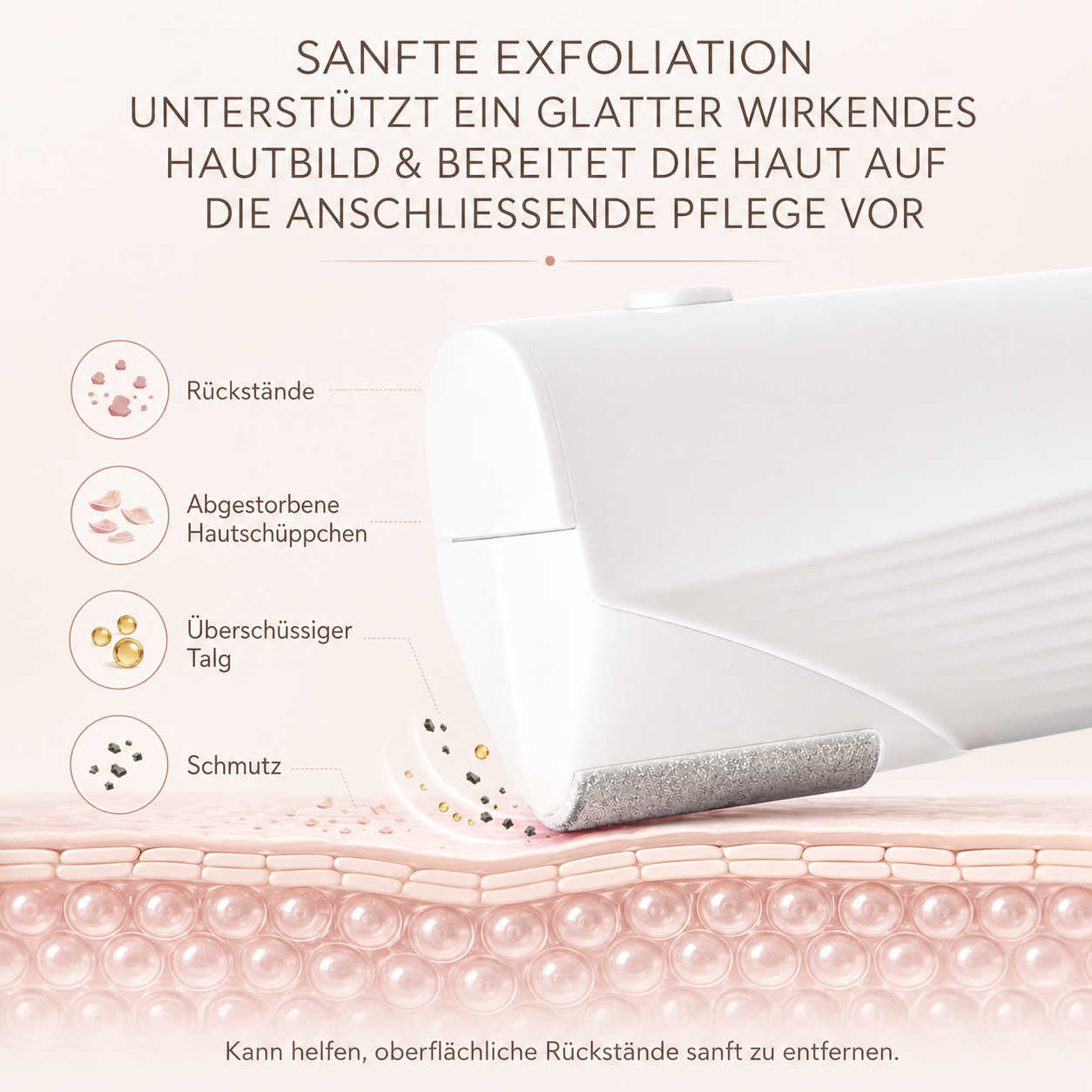 COOL-i® Elektrisches Dermaplaning-Gerät für Frauen mit LED, 3 Stufen, schmerzfrei, Mini-Rasierer inkl. 6 Klingen – Gesichtspeeling & Haarentfernung