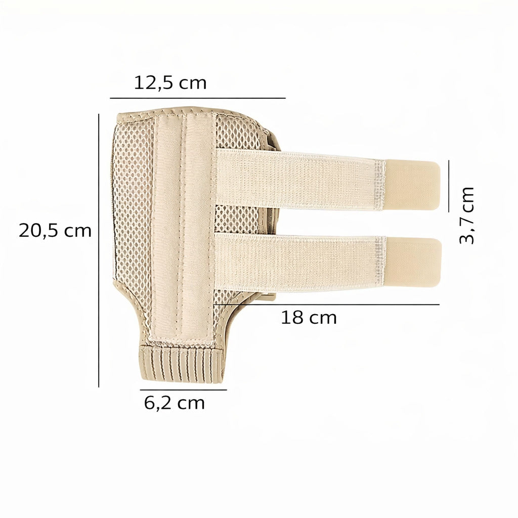 Knöchelbandage mit Federstreben & Klettverschluss – verstellbare Fußgelenkstütze für Sport & Alltag