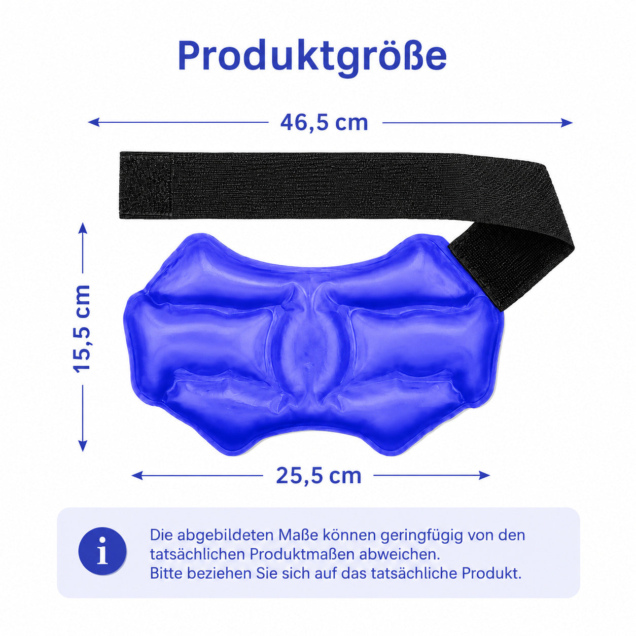 COOL-i Kühl & Wärmekompresse für Knöchel, Gelpad mit verstellbarem Gurt, wiederverwendbar & vielseitig