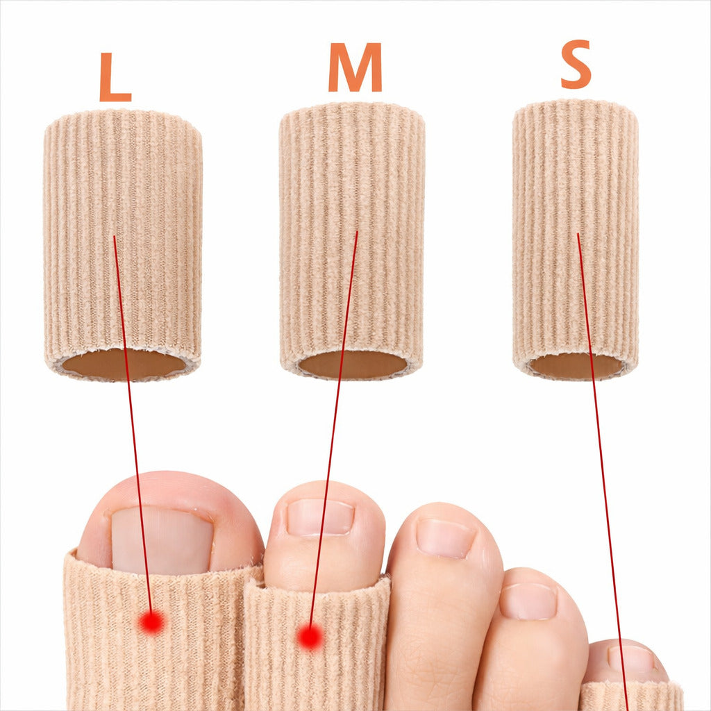 Silikon Zehenschutz Schlauchbandage Fingerbandage Fingerschutz Gel Zehenpolster