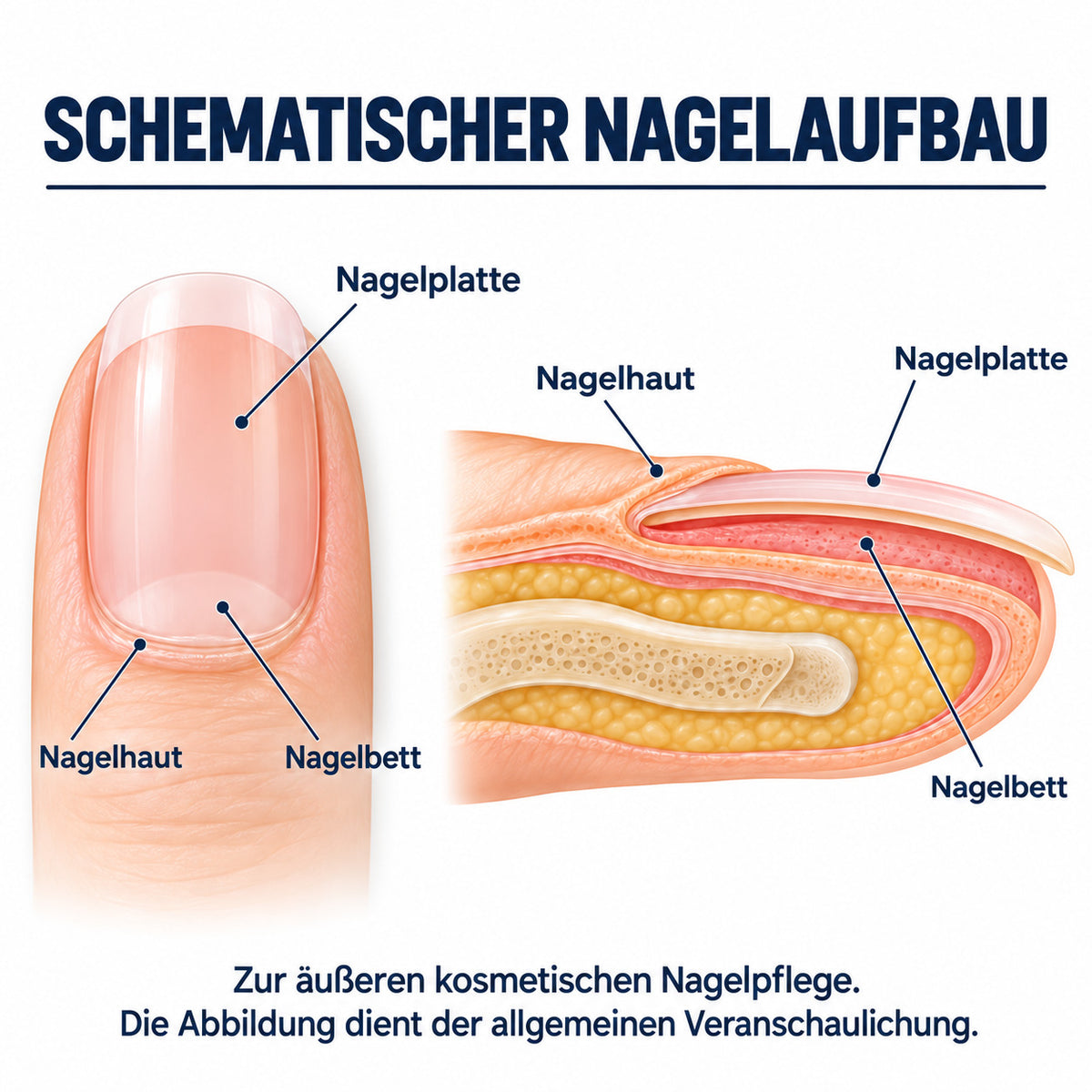 COOL-i Nagelpflege Pflaster 21 Stück, selbstklebende Nagelschutz Pflaster für Finger- und Zehennägel