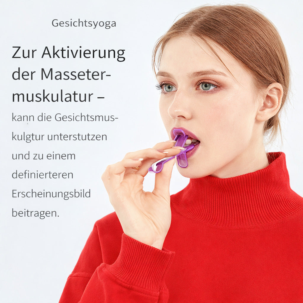 Gesichtstrainer Mundstück,Tool für Lippen& Kieferübungen,tragbar,für tägliche Nutzung