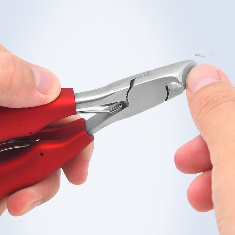 Nagelknipser für dicke & brüchige Zehennägel, Präzisionszange mit gebogener Klinge