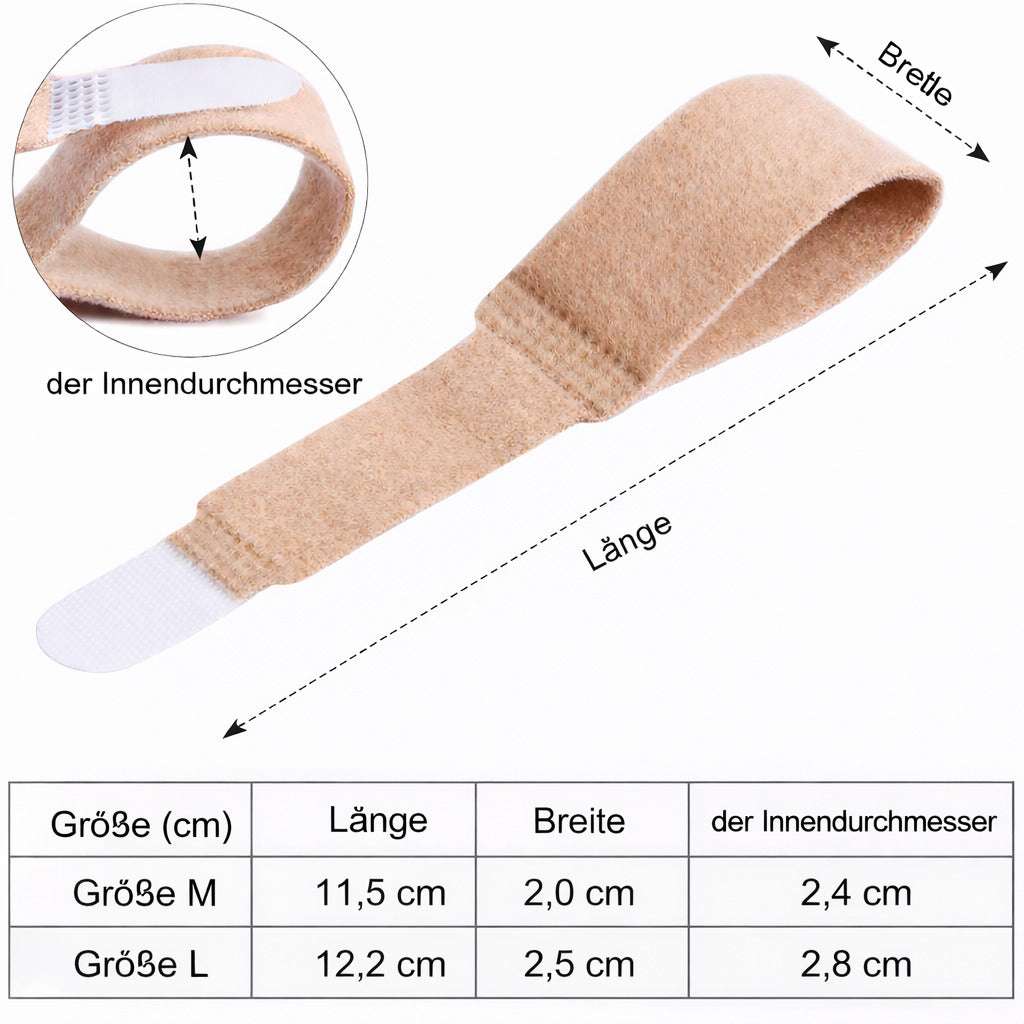 Hallux- & Zehenbandage Set (10 Stück) – Weiche Zehenschutz-Polster zur Fixierung, Druckentlastung & Unterstützung bei Hammerzehen, für Alltag & Schuhe