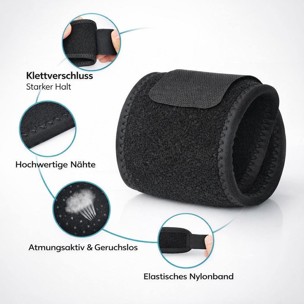 Handgelenkbandage 2er, verstellbar & atmungsaktiv, für Sport, Fitness, Arbeit & Alltag