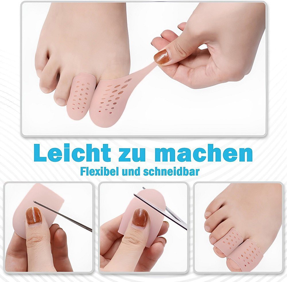 Zehenschutzkappen Set (S/M/L), Silikon, weich & wiederverwendbar