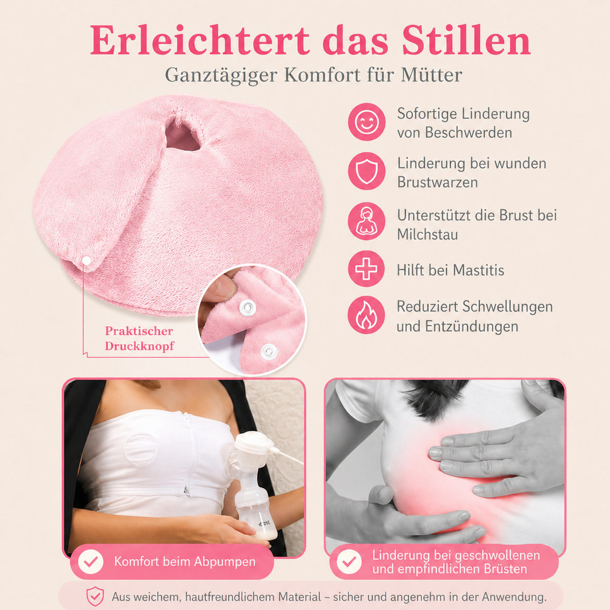 2er Set Kühl- & Wärmepads, wiederverwendbare Gelkompressen, flexibel, hautfreundlich, für Alltag & Pflege
