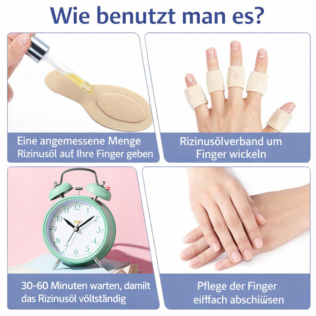 Fingerbandage 10er Set, verstellbare Fingerwickel aus Baumwolle, weich & wiederverwendbar, für Alltag & Pflege
