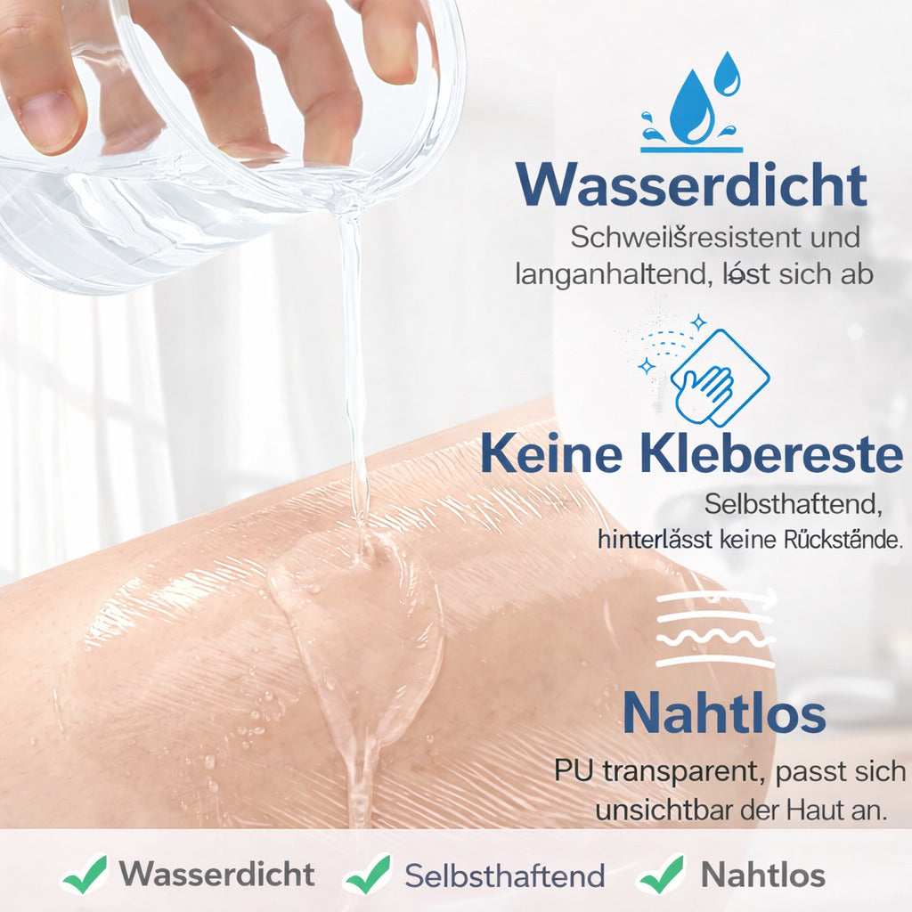 30er Set Oberschenkel Pflaster, transparent, selbsthaftend, schweißresistent & hautfreundlich