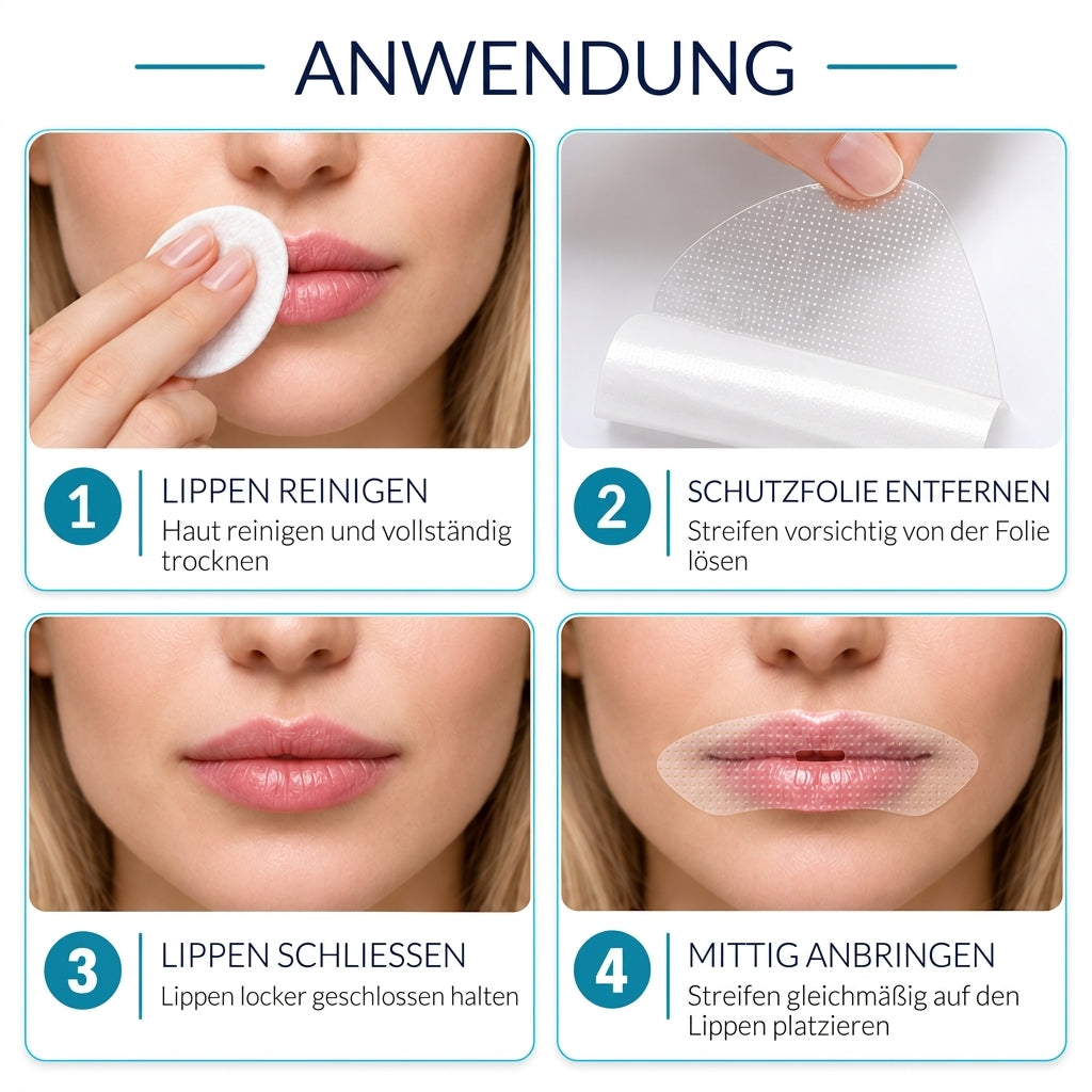 COOL-i Mundpflaster zum Schlafen, 120 Stück Mouth Tape mit Mittelöffnung, selbstklebend, flexibel