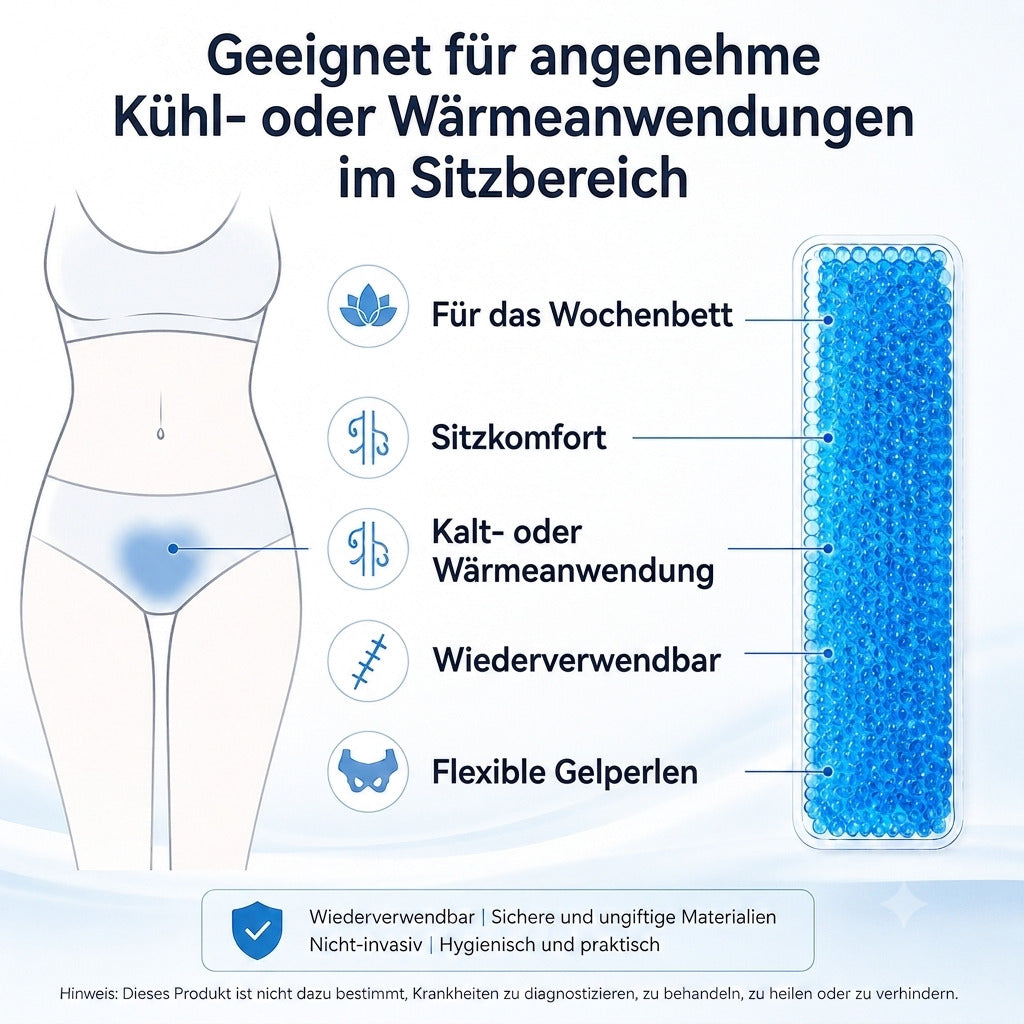 COOL-i 2er Set Gel Kühl & Wärmekompressen mit Stoffhüllen, wiederverwendbar & vielseitig