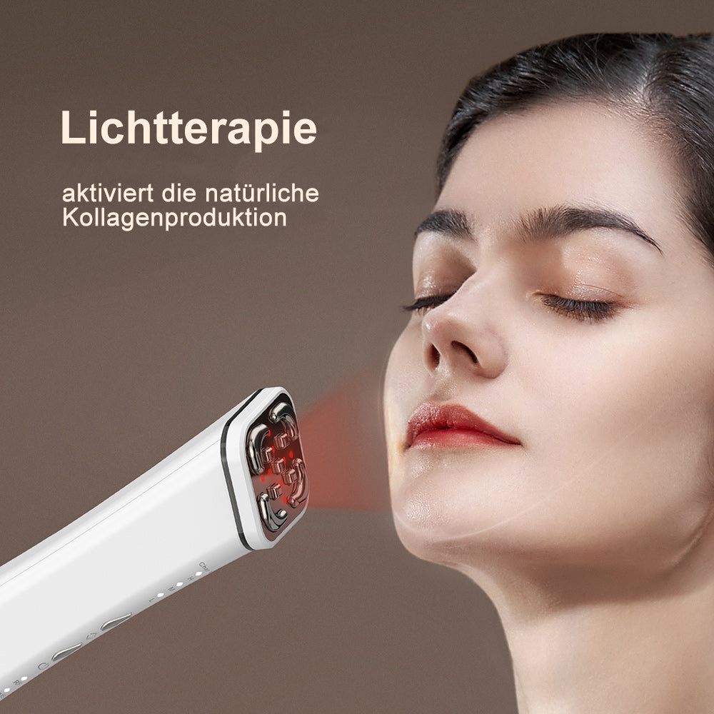 Cool-i ® RF & EMS Gesichtspflegegerät mit Lichtanwendung – Kabelloses Hautpflegetool für ergänzende Straffung & Regeneration