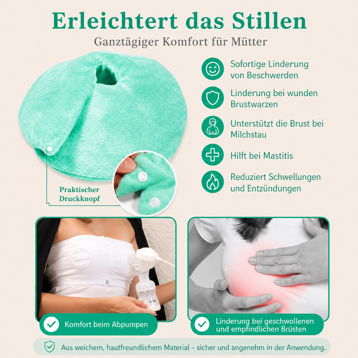 2er Set Kühl & Wärmepads, wiederverwendbare Gelkompressen, flexibel, hautfreundlich, für Alltag & Pflege