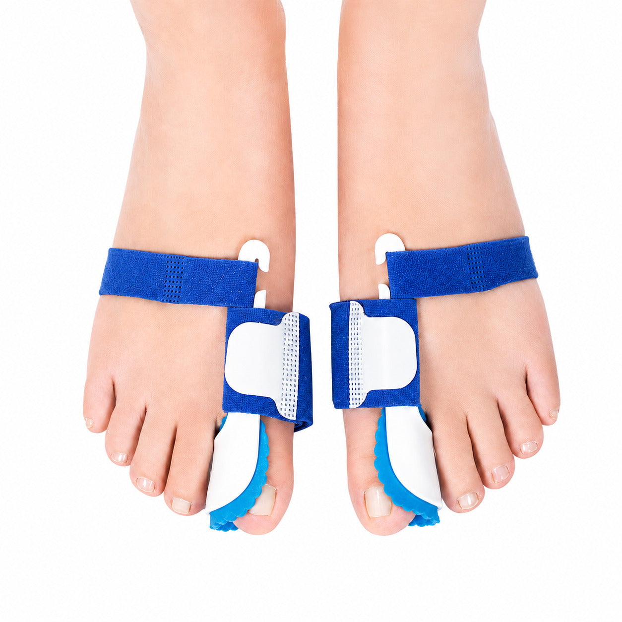 2x Zehenspreizer Zehen-Korrektur Ballenschutz Schiene Hallux Valgus Fuß Bandage