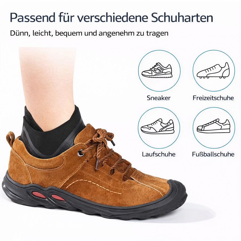 2er Set Knöchelbandage elastisch, verstellbar, atmungsaktiv, stabilisierend, für Alltag & Sport, links & rechts