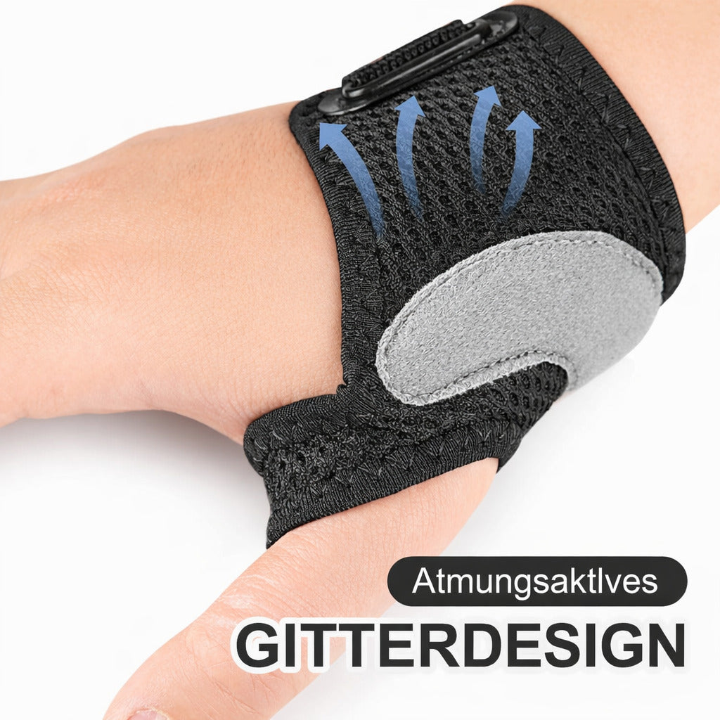 Daumen & Handgelenkbandage mit Aluminium-Schiene, verstellbare Stütze mit Klettverschluss für Alltag & Sport