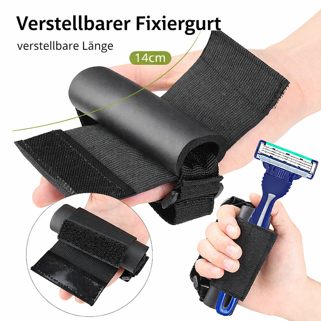 Universal Handgriffhilfe, verstellbares Esshilfe Band für Besteck, rutschfest für Alltag