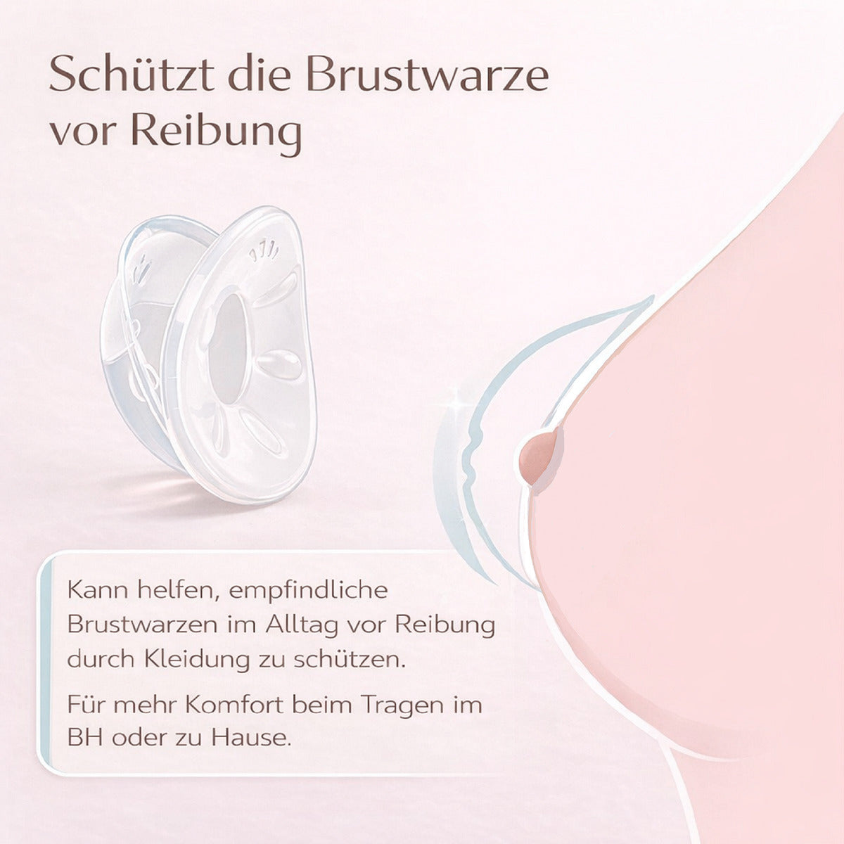 Muttermilchsammler Silikon 2er Set,BPA frei, wiederverwendbar, auslaufsicher, diskret & hautfreundlich