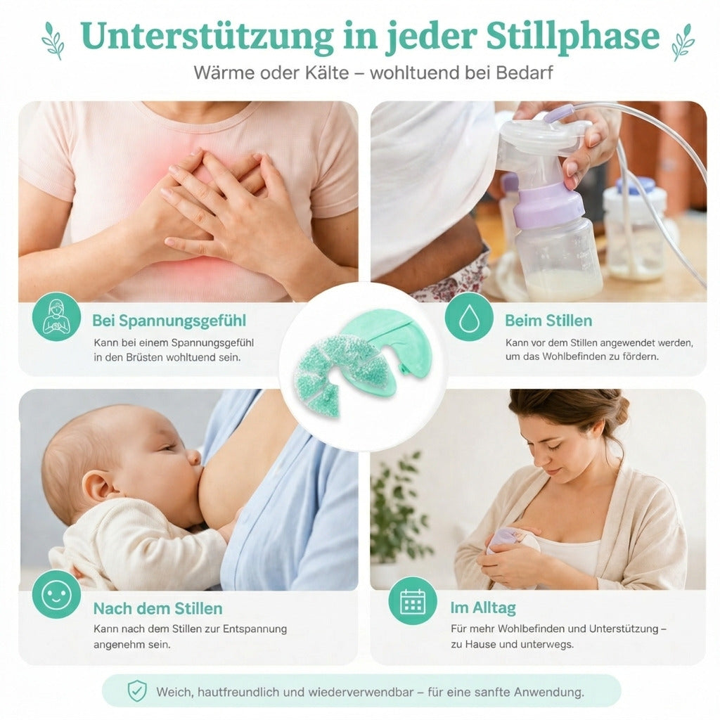 2er Set Kühl & Wärmepads, wiederverwendbare Gelkompressen, flexibel, hautfreundlich, für Alltag & Pflege