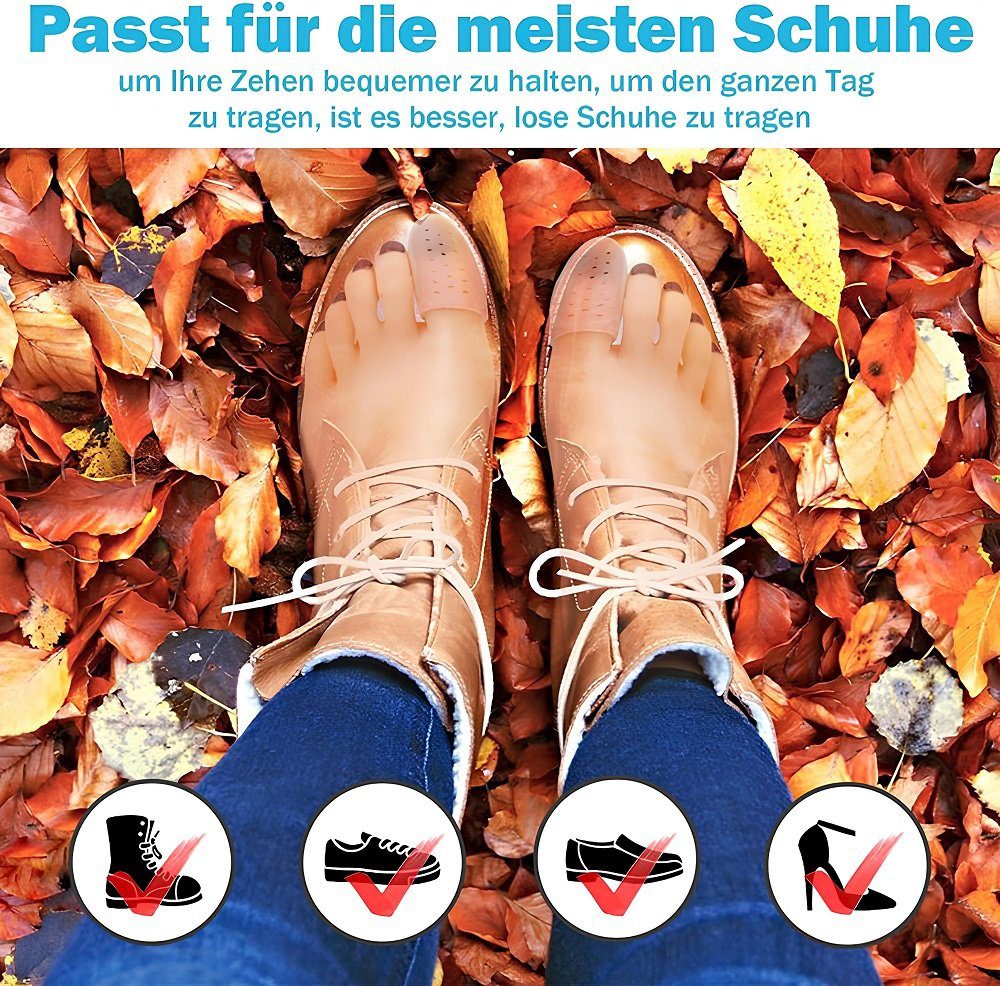 Zehenschutzkappen Set (S/M/L), Silikon, weich & wiederverwendbar
