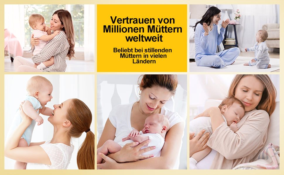 Cool-i® Elektrische Tragbare Milchpumpe GLE32 – BPA-frei, 3 Modi & 12 Stufen, 3 Flanschgrößen (18/21/24 mm), 300 ml