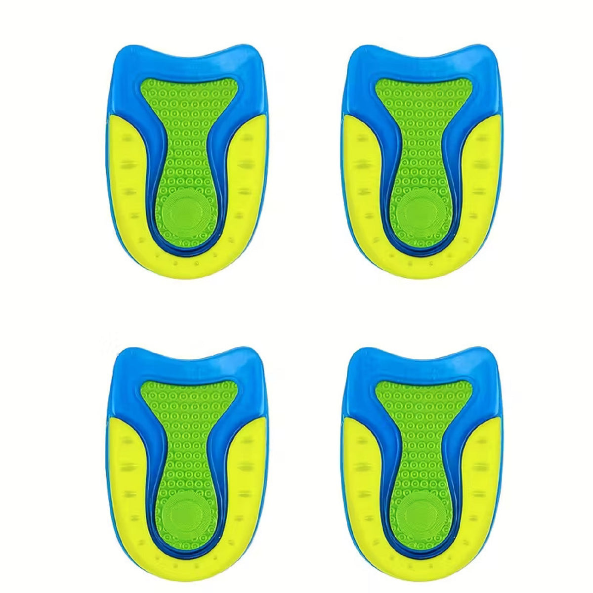 COOL-I® Silikon Fersenkissen (2 Paar) – Weiche Gel-Fersenpolster gegen Fersenschmerzen, Fersensporn & Plantarfasziitis – Unisex, Zuschneidbar, Stoßdämpfend