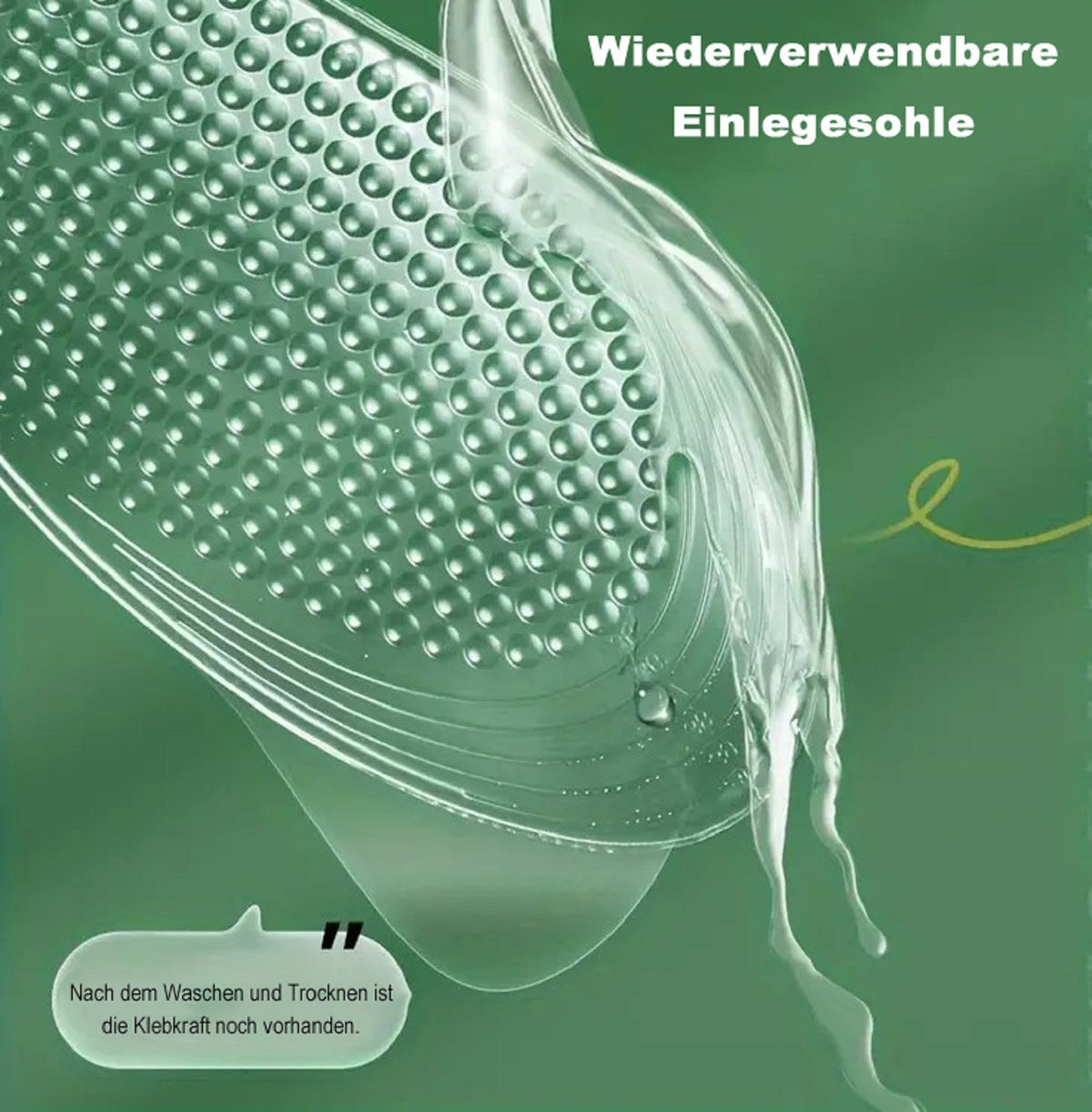 Silikon Massage Einlegesohlen, atmungsaktiv, bequem & rutschfest, für Sport & Freizeitschuhe