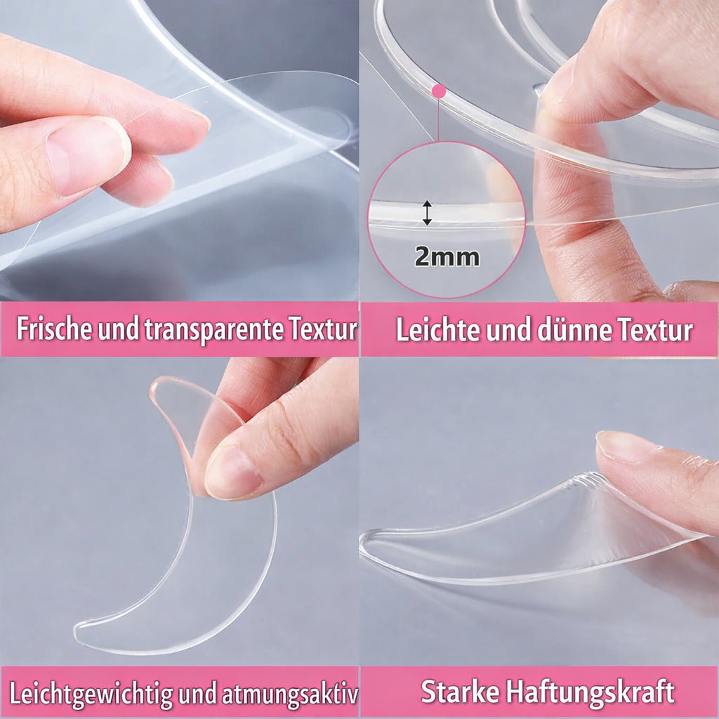 Kosmetikbehandlungsgerät Anti-Falten Silikonpads – 11-teiliges Set 11 Stk. Silikon Anti-Falten-Abdeckung Gesicht, Hals & Brust