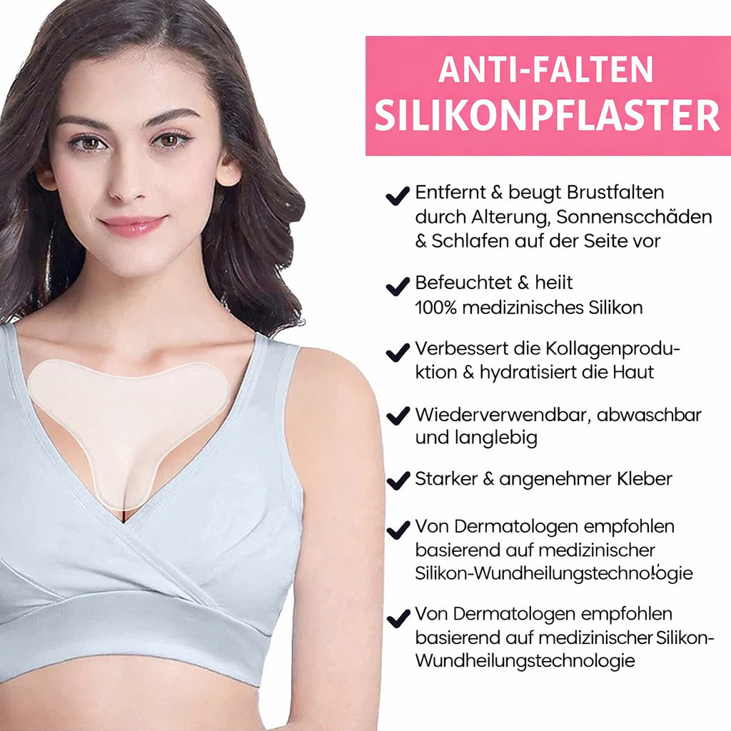 Kosmetikbehandlungsgerät Anti-Falten Silikonpads – 11-teiliges Set 11 Stk. Silikon Anti-Falten-Abdeckung Gesicht, Hals & Brust