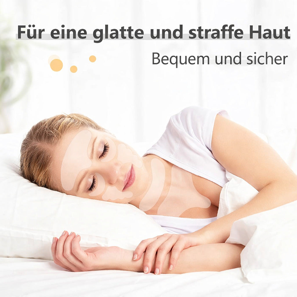 Kosmetikbehandlungsgerät Anti-Falten Silikonpads – 11-teiliges Set 11 Stk. Silikon Anti-Falten-Abdeckung Gesicht, Hals & Brust